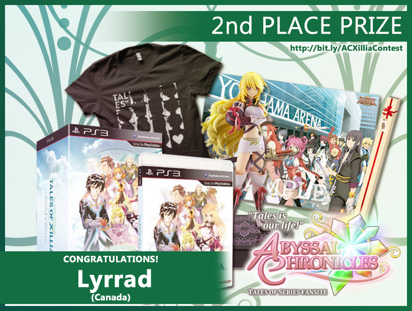 2nd Place Winner - Lyrrad
