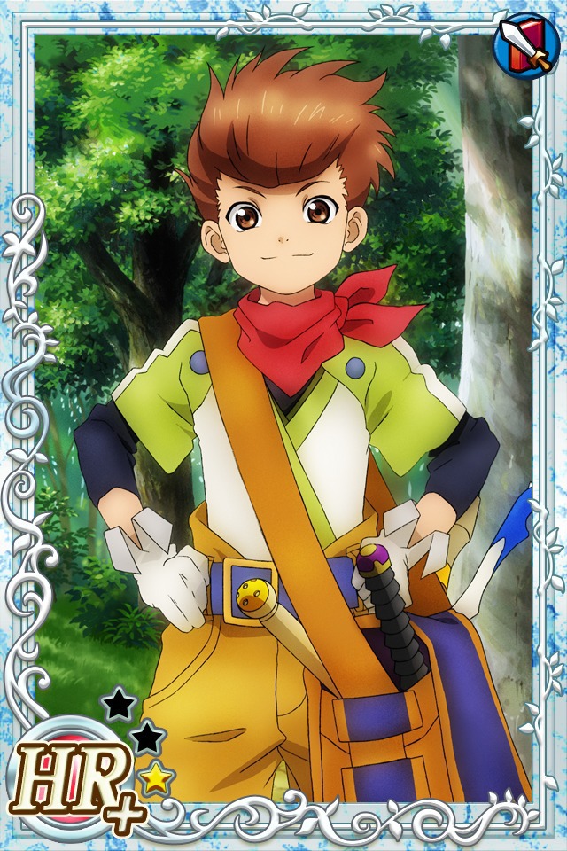 Karol Capel (Tales of Vesperia)
Keywords: cardevolve vesperia karol HR+1 HR1
