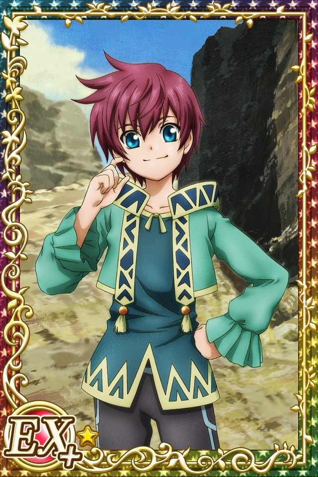 Asbel Lhant (Tales of Graces/Graces f)
Keywords: cardevolve graces gracesf asbel child EX