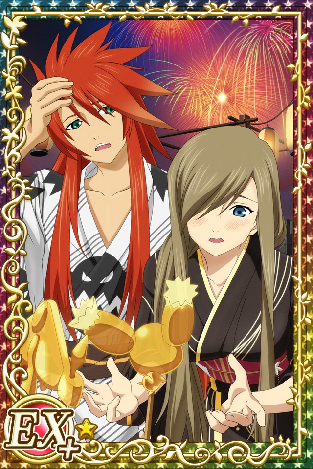 Luke fon Fabre & Tear Grants (Tales of the Abyss)
Keywords: cardevolve abyss luke tear summer LHLuke EX