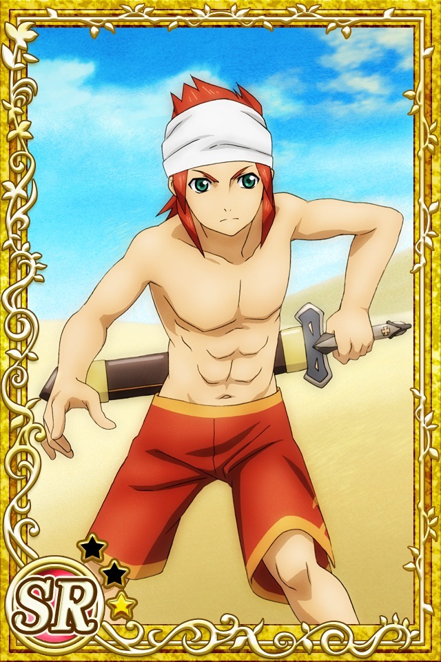 Luke fon Fabre (Tales of the Abyss)
Keywords: cardevolve abyss luke SHluke swimsuit SR1