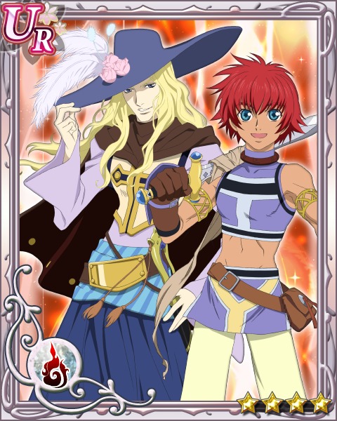 Ras/Race and Reid Hershel (Tales of Eternia)
Keywords: kizna eternia ras race reid