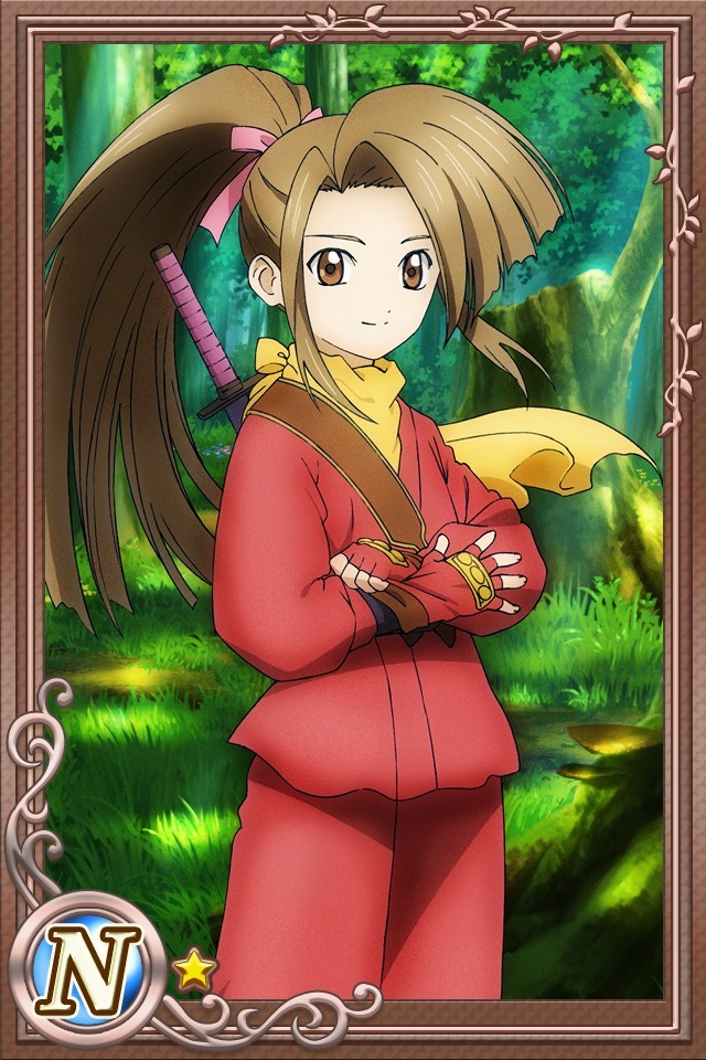 Suzu Fujibayashi (Tales of Phantasia)
Keywords: cardevolve phantasia suzu N1