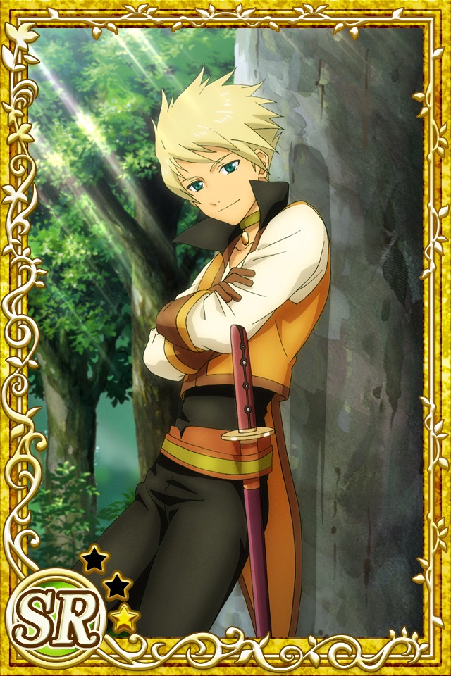 Guy Cecil (Tales of the Abyss)
Keywords: cardevolve abyss guy SR1