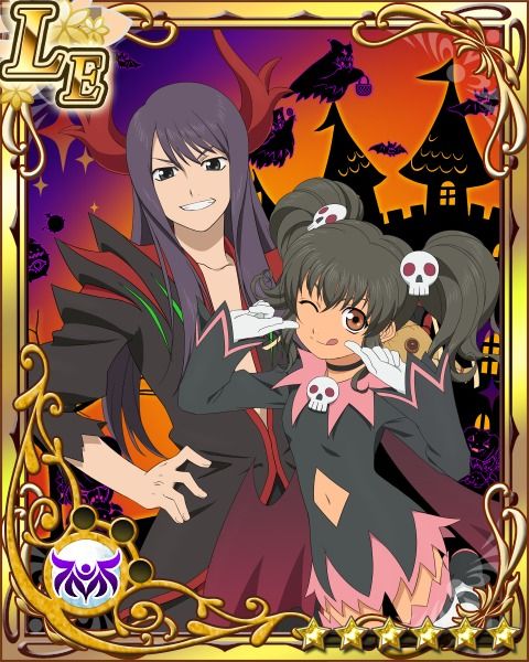 Yuri Lowell (Tales of Vesperia) & Anise Tatlin (Tales of the Abyss)
Keywords: kizna vesperia abyss yuri anise halloween