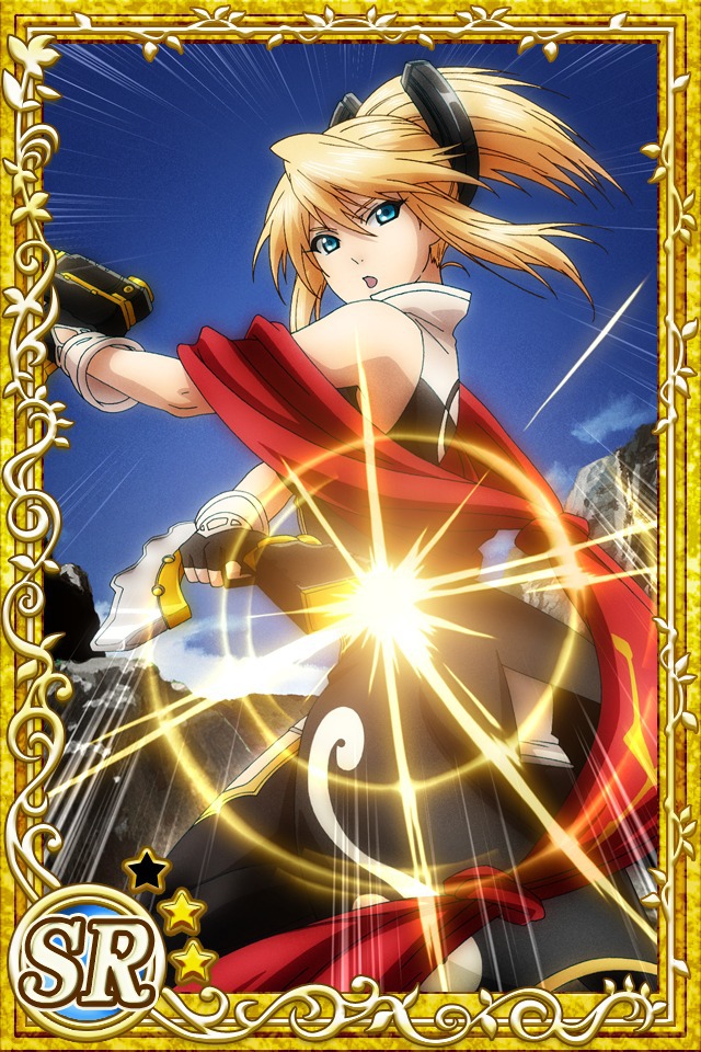 Legretta the Quick (Tales of the Abyss)
Keywords: cardevolve legretta regret abyss SR2 godgeneral