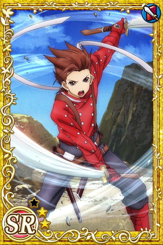 Lloyd Irving (Tales of Symphonia)
Keywords: cardevolve symphonia lloyd SR2