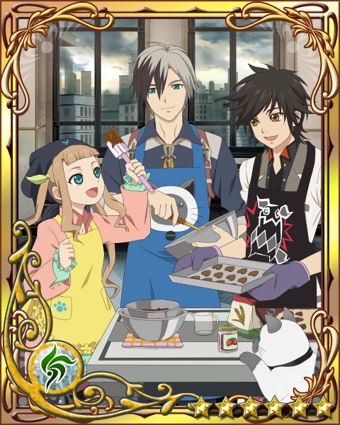 Elle Mel Mata, Ludger Will Kresnik & Jude Mathis (Tales of Xillia 2)
Keywords: kizna xillia2 ludger elle jude chocolate