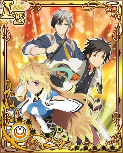 Milla Maxwell, Ludger Will Kresnik & Jude Mathis (Tales of Xillia 2)
Keywords: kizna xillia2 ludger milla jude