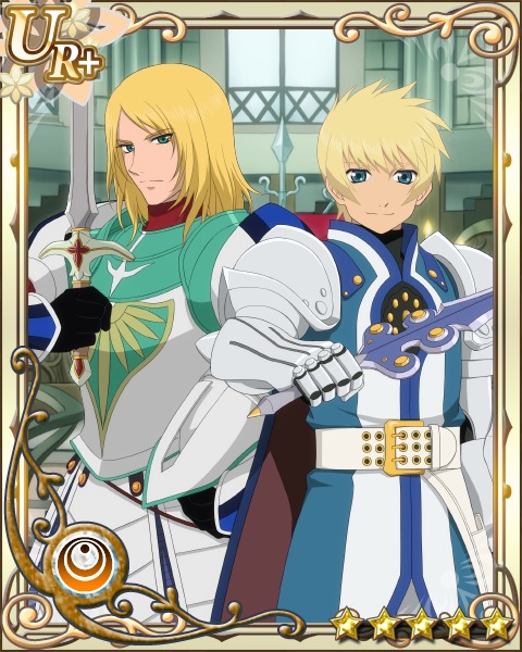 Milhaust Selkirk (Tales of Rebirth) & Flynn Scifo (Tales of Vesperia)
Keywords: kizna rebirth milhaust vesperia flynn