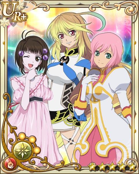 Reala (Tales of Destiny 2), Milla Maxwell (Tales of Xillia 2) and Estelle (Tales of Vesperia)
Keywords: kizna vesperia destiny2 xillia2 milla reala estelle