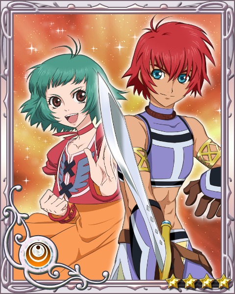 Farah Oersted & Reid Hershel (Tales of Eternia)
Keywords: kizna eternia farah reid