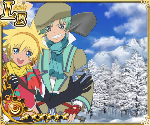 Kyle Dunamis (Tales of Destiny 2) and Spada Belforma (Tales of Innocence)
Keywords: kizna destiny2 innocence kyle spada