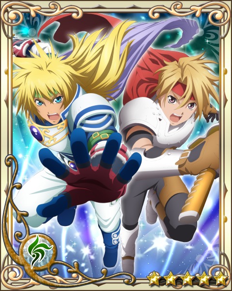 Stahn Aileron (Tales of Destiny) & Cless Alvein (Tales of Phantasia)
Keywords: kizna phantasia destiny stan stahn cless cress