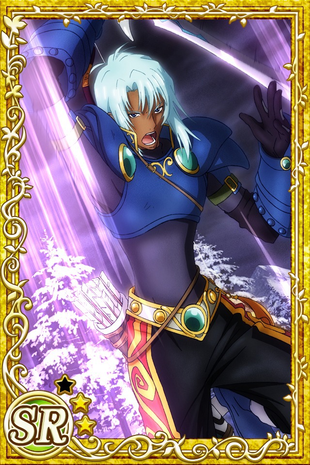 Garr / Woodrow Kelvin (Tales of Destiny)
Keywords: cardevolve destiny garr woodrow SR2