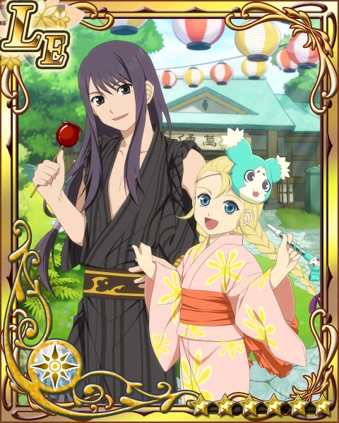 Yuri Lowell & Patty Fleur (Tales of Vesperia)
Keywords: kizna vesperia yuri patty brave_the_star_festival