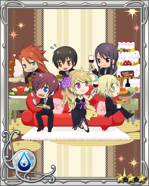 Merry Xmas 2012 Special Card
Keywords: kizna xillia abyss vesperia graces gracesf kor dawn of the new world yuri milla jude asbel luke emil LHLuke