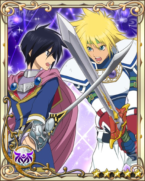 Leon Magnus & Stahn Aileron (Tales of Destiny)
Keywords: kizna destiny destinyr leon stahn lion stan