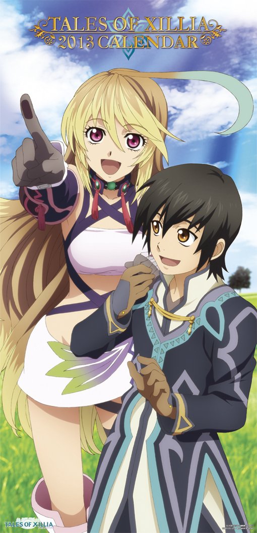 Tales of Xillia 2013 Calendar Cover
