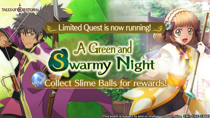 Green and Swarmy Night Banner